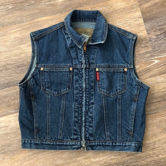 Columbia Denim Vest - Picture 1 of 7